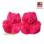 Zapatilla de felpa con diseño 🐻